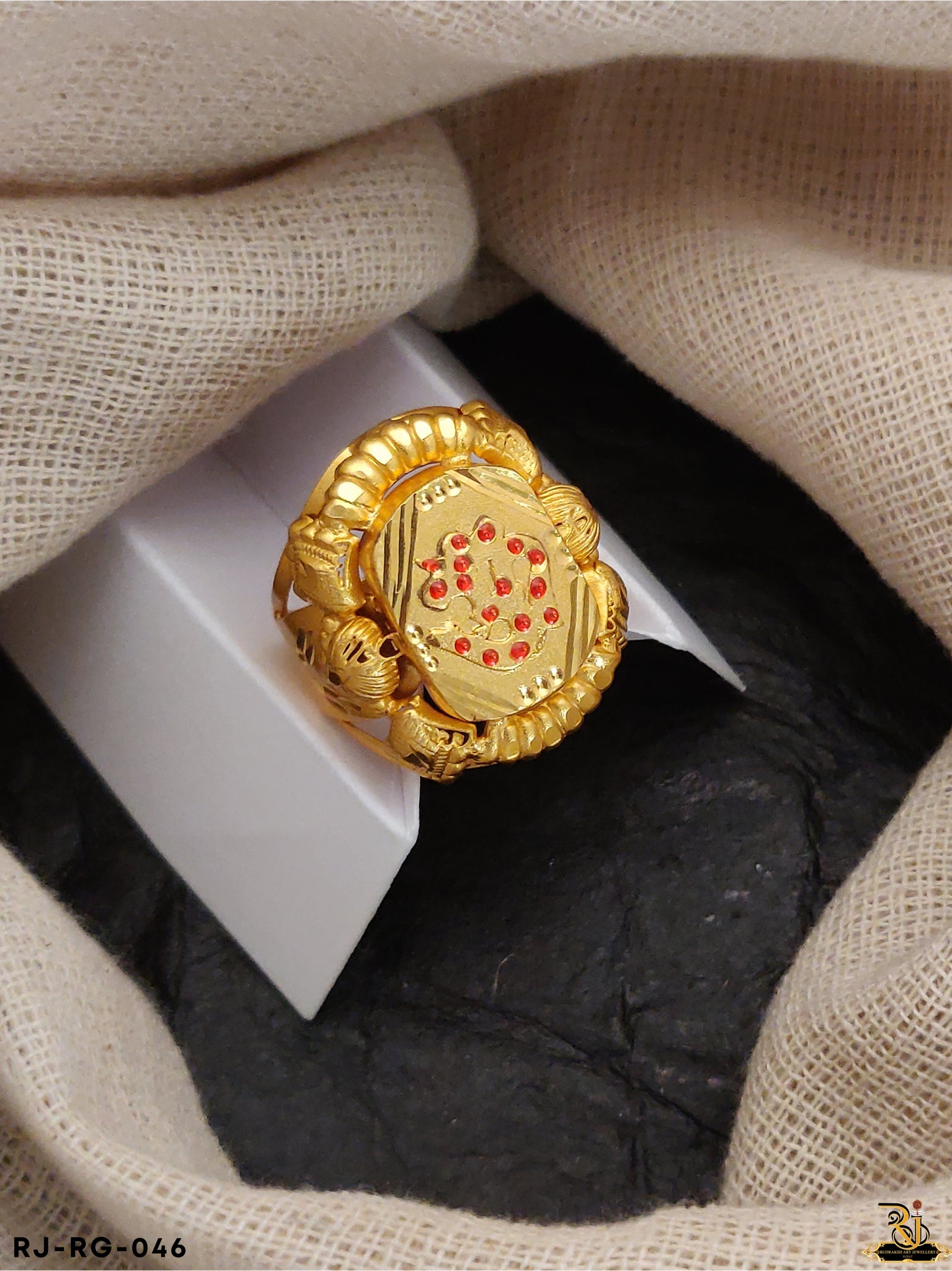 Gold Ring for Gents I Maharaja Ring| Handmade Gold Jewellery - YouTube